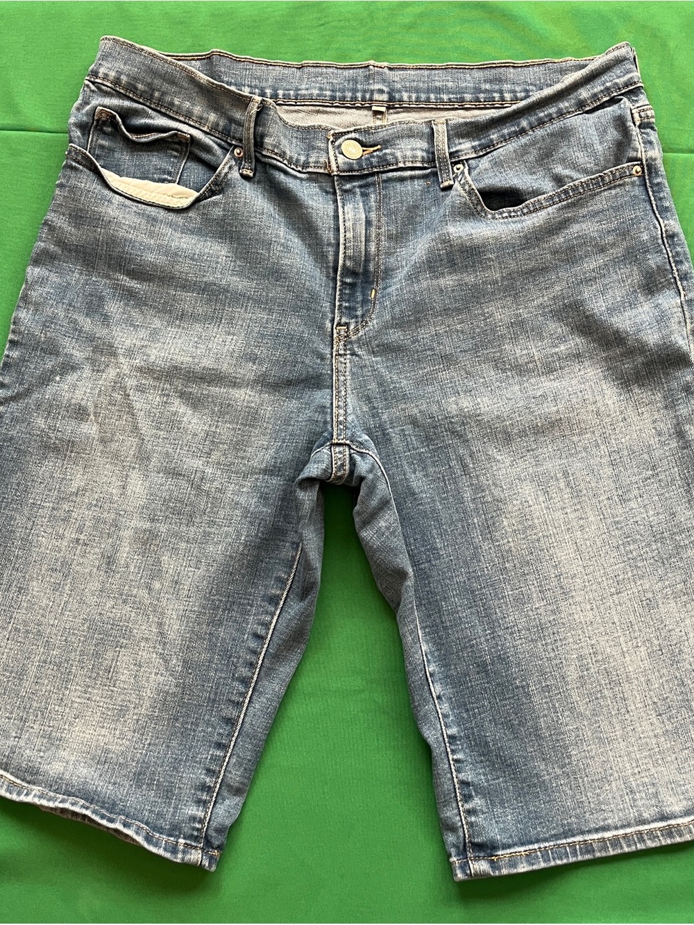 Levi's Light Blue Denim Women's Bermuda Shorts